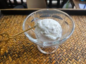 Vegan coconut ice cream at Vegan Society in Chiang Mai