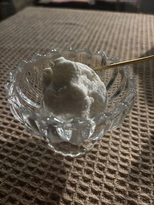 Coconut icecream  at Vegan Society in Chiang Mai