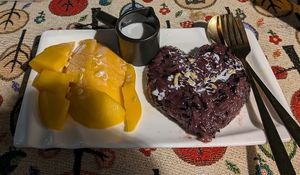 Mango Sticky Rice at Vegan Society in Chiang Mai