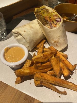 Falafel wrap  at Red Room Rendezvous 紅房餐酒館 in Taipei