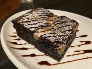Peanut butter brownie brick  at Red Room Rendezvous 紅房餐酒館 in Taipei