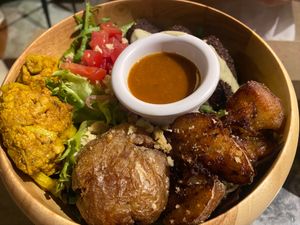 Falafel salad  at Red Room Rendezvous 紅房餐酒館 in Taipei