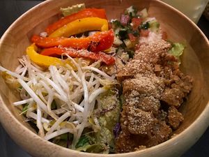 Tropical Thai Chicken Salad   at Red Room Rendezvous 紅房餐酒館 in Taipei