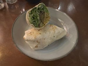 Felafel wrap  at Red Room Rendezvous 紅房餐酒館 in Taipei