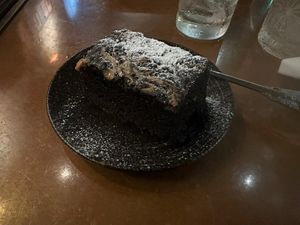 Fudge peanut butter brick  at Red Room Rendezvous 紅房餐酒館 in Taipei