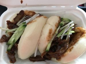 Bao Buns - Hoisin ‘Duck’ at Vegan Hub in North West London