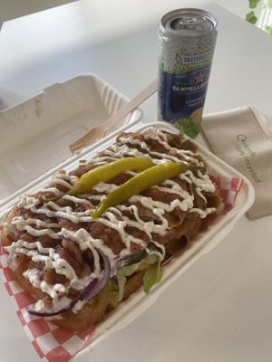 The Best Dōner Loaded Kebab   at Vegan Hub in North West London