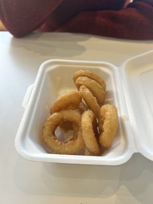 Onion rings   at Vegan Hub in North West London