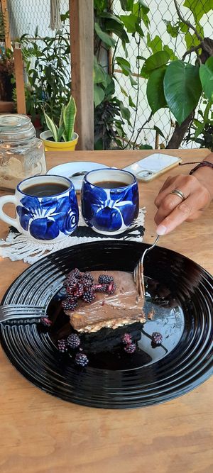 Cacao y Aguacate at La Caravana  in Tepoztlan