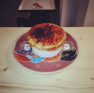Vegan Creme Brulee at Patua in Lisbon
