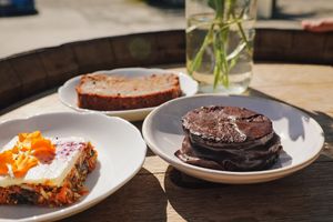 Vegan sweet treats at Zephyr Wainui in Gisborne