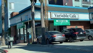 Outside street view at Variable Cafe in Los Angeles