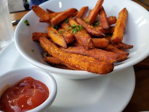 Sweet Potato Fries at Variable Cafe in Los Angeles