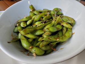 Edamame  at Variable Cafe in Los Angeles
