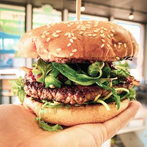 Sunset Strip Burger at Variable Cafe in Los Angeles