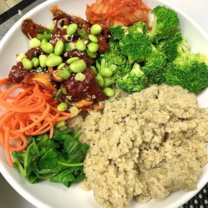 N Seoul Bowl at Variable Cafe in Los Angeles