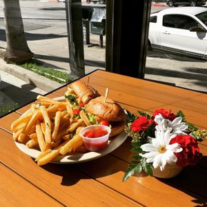 Saint Louis No.2 Po Boy Sandwich  at Variable Cafe in Los Angeles