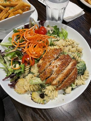 Northern lights pasta  at Variable Cafe in Los Angeles