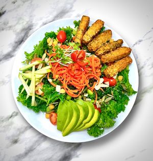 Green goddess salad @Variablecafe at Variable Cafe in Los Angeles