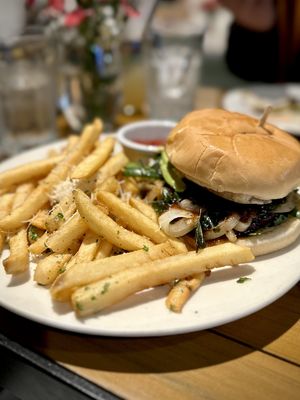 Sunset Strip Burger  at Variable Cafe in Los Angeles
