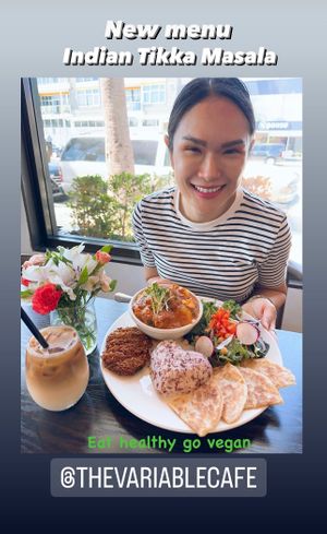 Indian Tikka Masala at Variable Cafe in Los Angeles