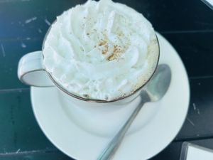 Chi Tea Latte  at Variable Cafe in Los Angeles