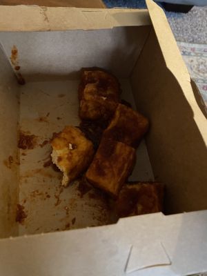 Delicious spicy Korean tofu  at Breaking Waves Brewing in Silverdale