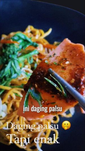 Vegan & Vegetarian Meat | protein nabati | Warma Vegie Stall, Peliatan, Ubud at Warma Vegie Stall in Ubud