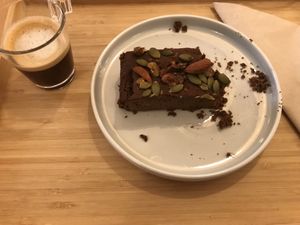 Brownie at Sanctuary in Aix-en Provence