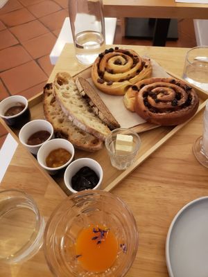 Partie sucré du brunch #Veganuary at Sanctuary in Aix-en Provence