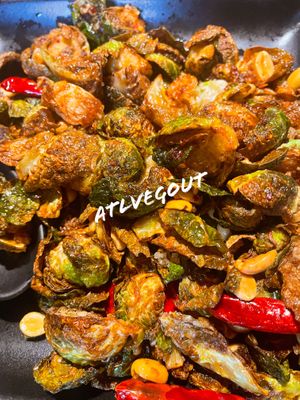 Brussel sprouts   at P.F. Chang's in Lansing