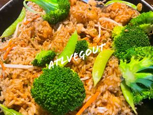 Tofu fried rice (no egg)  at P.F. Chang's in Lansing