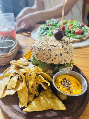 Bagel  at Alma Casa Vegana in Cordoba