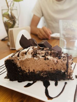 Chocolate cake   at Alma Casa Vegana in Cordoba