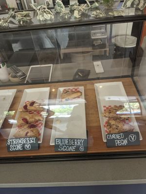 Scone case, all vegan :) at Cafe Capello in Reno