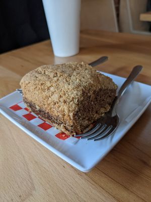 Coffee cake (vegan!) at Cafe Capello in Reno