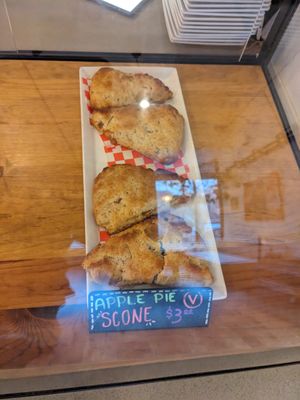 Vegan apple pie scones (seasonal) at Cafe Capello in Reno