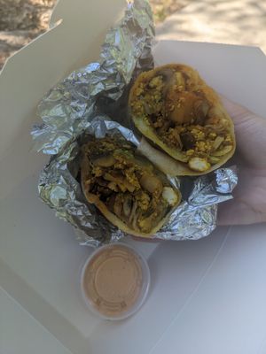 Vegan breakfast burrito 🌯 at Cafe Capello in Reno