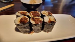 Shiitake roll at Dragonfly Sushi & Sake Company in Gainesville