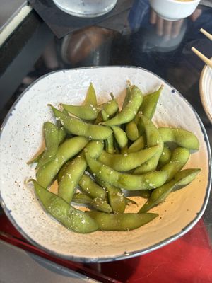edamame  at Dragonfly Sushi & Sake Company in Gainesville