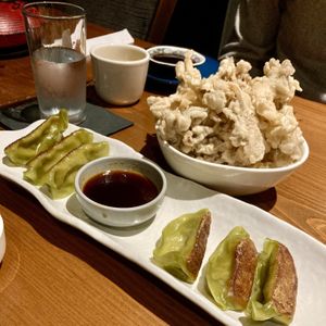 Veggie Dumplings (pan seared)  #Veganuary at Dragonfly Sushi & Sake Company in Gainesville