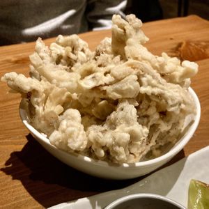 Maitake Fritters (served with dipping sauce) #Veganuary at Dragonfly Sushi & Sake Company in Gainesville