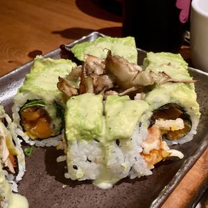 Magic Mat role #Veganuary at Dragonfly Sushi & Sake Company in Gainesville