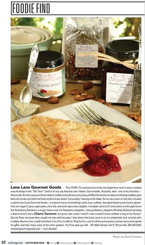Foodie Find in Style Magazine! 😎 at Lana Lane Gourmet Goods in Placerville