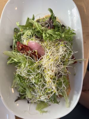 Avocado toast  at Tractor Foods in Victoria