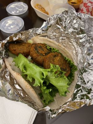 Falafel sandwich  at Fritz - Maybe closed in Mexico City