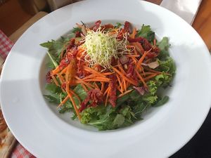 Garden salad  #Veganuary at Moeraki Tavern in Moeraki