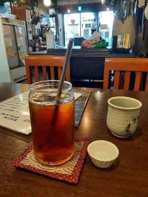 Earl gey wirh ice at Cafe Ren - Kamigyo in Kyoto