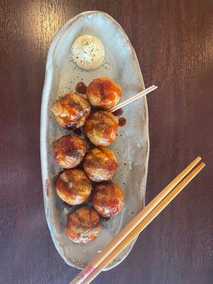 Takoyaki at Cafe Ren - Kamigyo in Kyoto