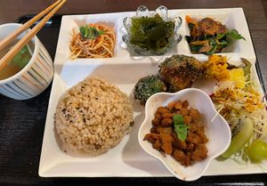 Today s special plate  at Cafe Ren - Kamigyo in Kyoto